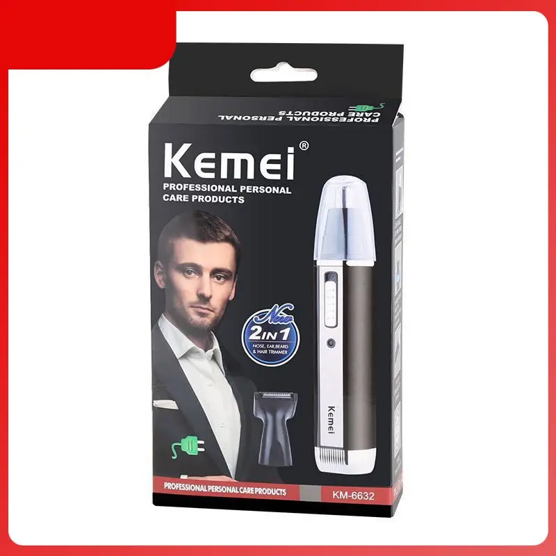 

2 In1 USB Ear Nose Hair Clipper Trimmer Barber Shaver Cutter Machine Sets Professional Painless Eyebrow And Facial Hair Trimmer