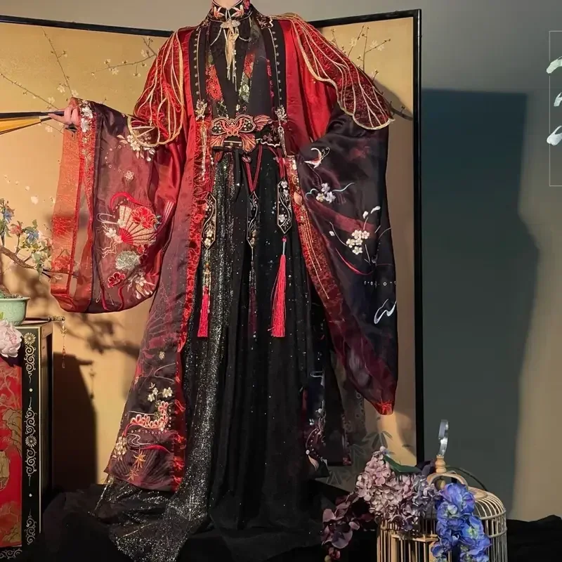 Китайский сериал TGCF Tian Guan Ci Fu Xie Lian Hua Cheng Косплей Костюм Cos Платье Hanfu Полный