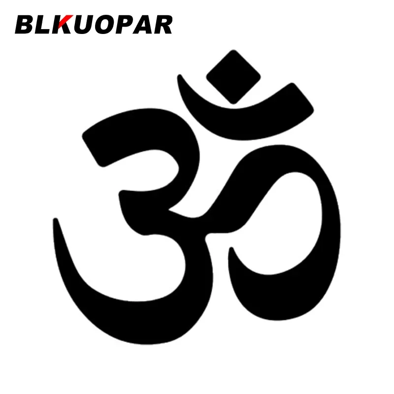 

BLKUOPAR для ОМ Будды индуистский Йога символ Автомобильные наклейки солнцезащитные устойчивые к царапинам наклейки водонепроницаемый мотоцикл Декор Автомобильные товары