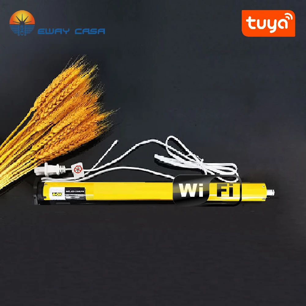 Фото WIFI жалюзи, трубчатый двигатель для рулонных жалюзи, двигатель жалюзи Tuya, электрический роликовый двигатель, двигатель для жалюзи Alexa Google JCD25STEW-1125 №1