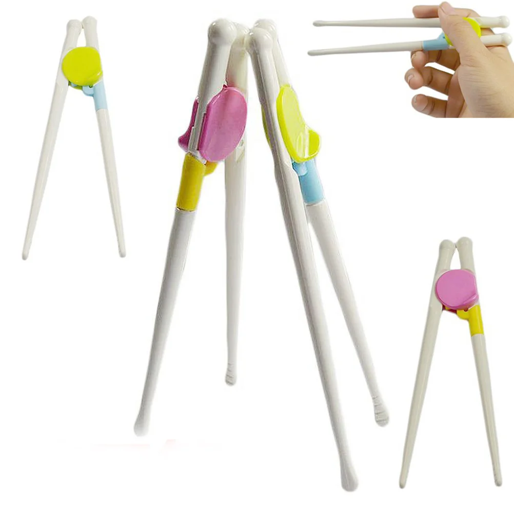 

Kids Learning Chopsticks Portable Intelligence Chinese Chopsticks with Auxiliary Device Dining Tableware Children Kids Beginner