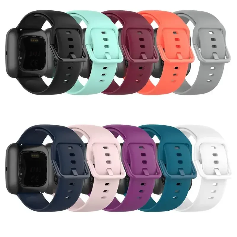 Фото Браслет для Fitbit Versa 2/versa Lite/versa 1, мягкий силиконовый сменный ремешок для Fitbit Versa Blaze, умные часы для женщин и мужчин №1
