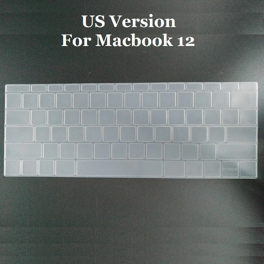 

Для Macbook Air Pro Retina 11 13 15 дюймов силиконовая Европейская и американская версия Высококачественная силиконовая защита для клавиатуры