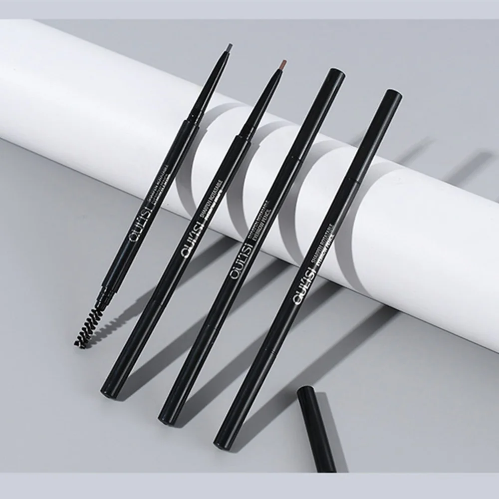 Cute Black Brown With brush Long lasting Eyebrow marker enhancers Tattoo Pen Eye Liner Pencil Eyebrow pen