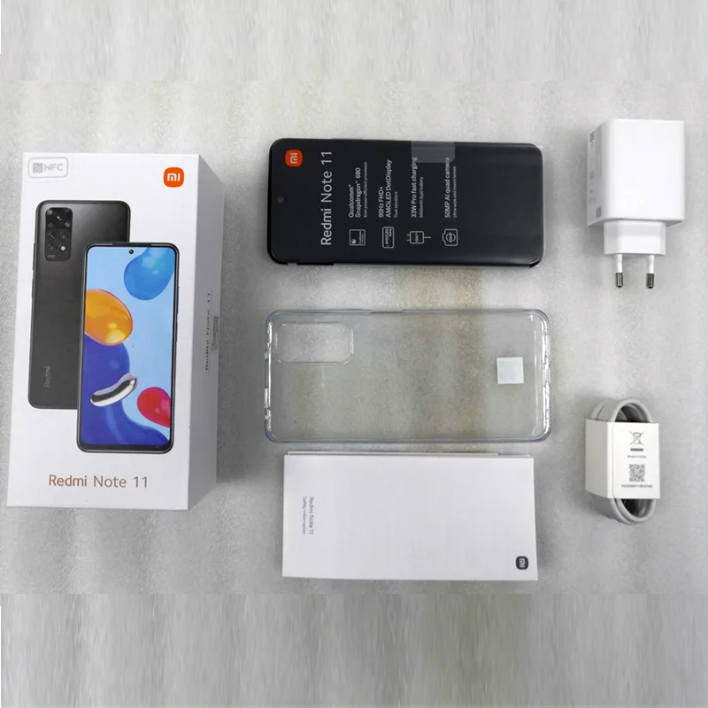Смартфон Xiaomi Redmi Note 11 Snapdragon 680 восемь ядер NFC 33 Вт Pro зарядка камера 50 МП 90 Гц AMOLED