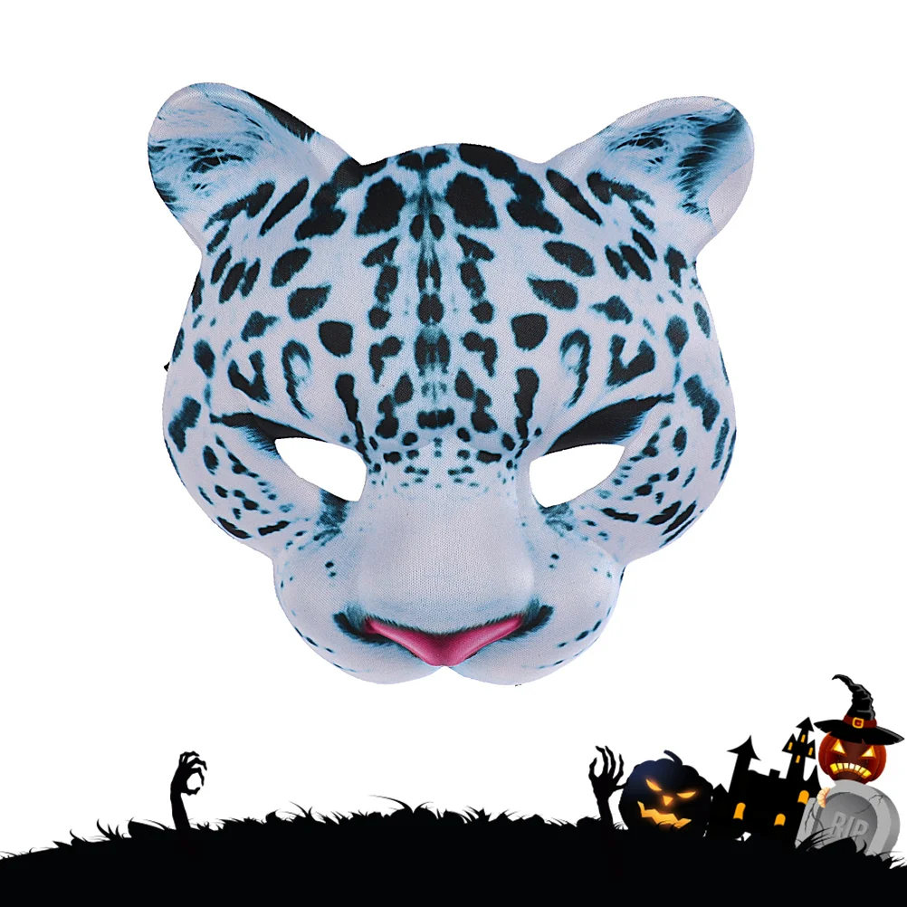 

Опера маскарад Хэллоуин голова леопарда искусственное платье для Хэллоуина Леопард