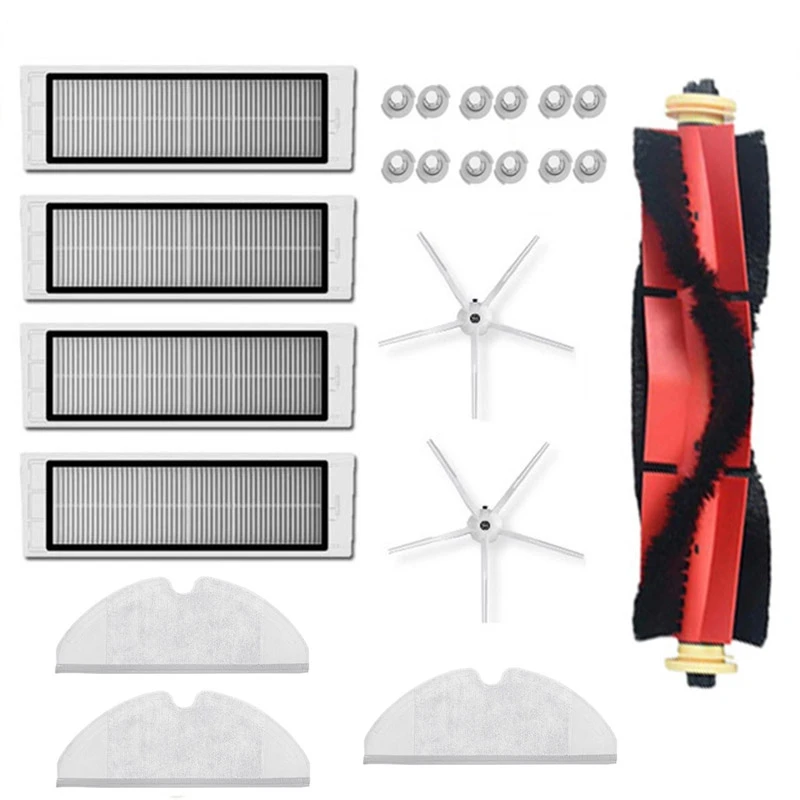 

For Xiaomi Roborock S60 S65 S6 S5 MAX Accessories Vacuum Cleaner Parts Washable HEPA Filter Main Brush Side Brush