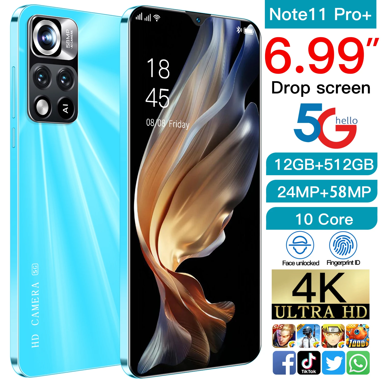 

Новинка 6,99, смартфон NOTE11 Pro + Android 512, полный экран дюйма, 12 Гб + Гб, память 24 Мп + 58 МП