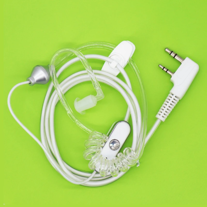 Air Acoustic Tube Headset For Baofeng Radio Walkie Talkie K Port Earphone PTT With Microphone For UV-5R 888s Guard Earbuds