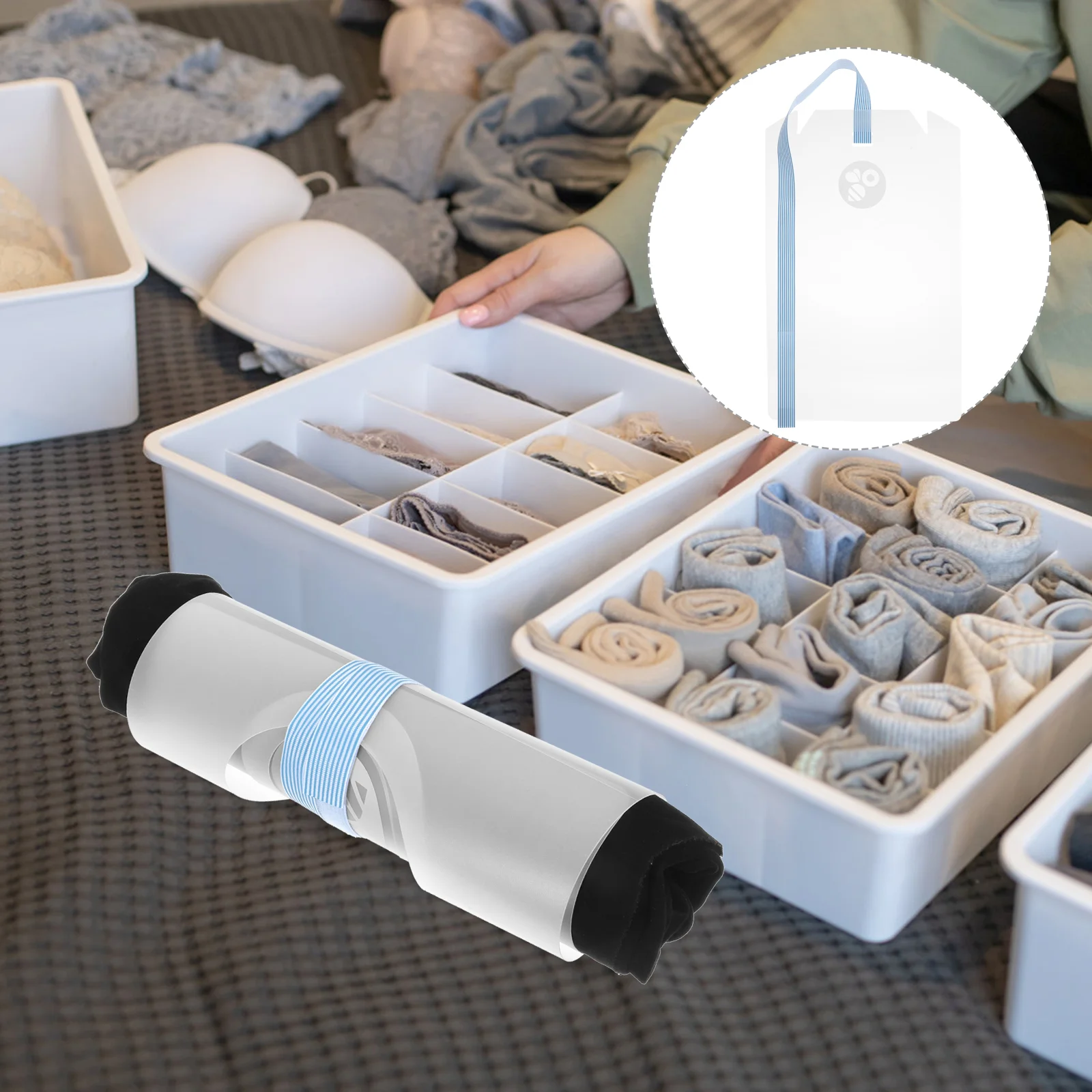 10-шт. Доска для хранения и организации одежды. Складная папка-гардероб одежды