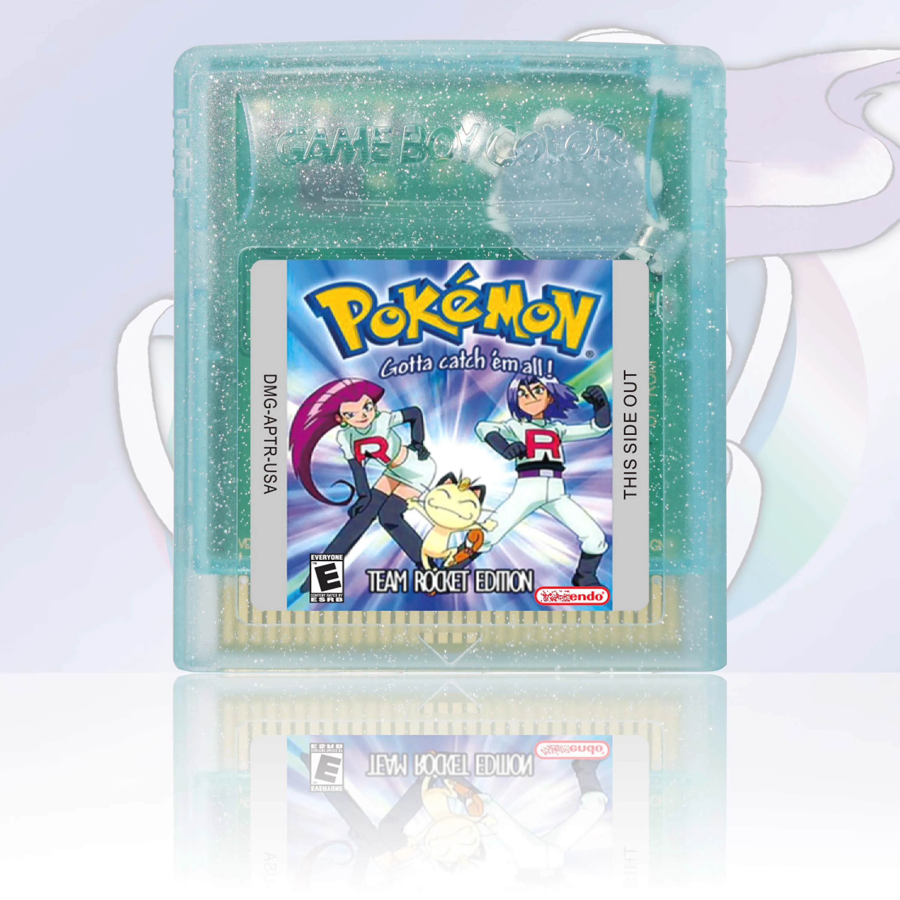Игровой картридж Pokemon Crystal ClearOrangePrismPolished Series для GBC, 16-битная игровая консоль, высококачественная карта для видеоигр GBC (art.: 3920d88964fb3) - 3920d88964fb3