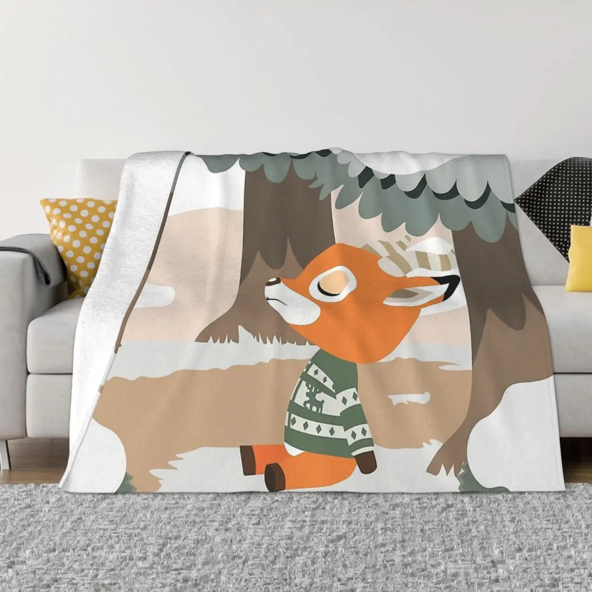 

Animal Crossing New Horizons Blanket Flannel Decoration Beau ACNH Portable Home Bedspread