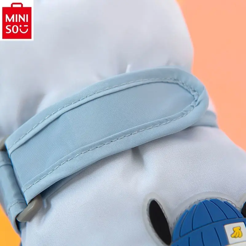 MINISO зимние теплые и плюшевые толстые водонепроницаемые велосипедные