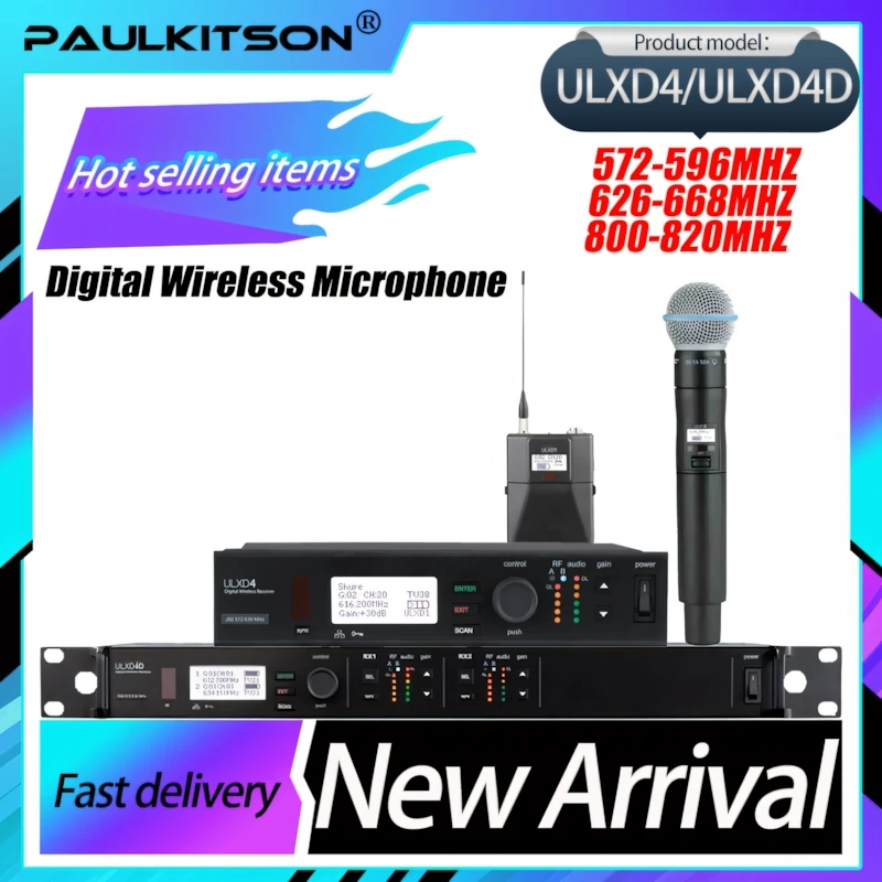 Paulkitson True Diversity ULXD4/ULXD4D BETA58A Наушники с воротником Профессиональная беспроводная