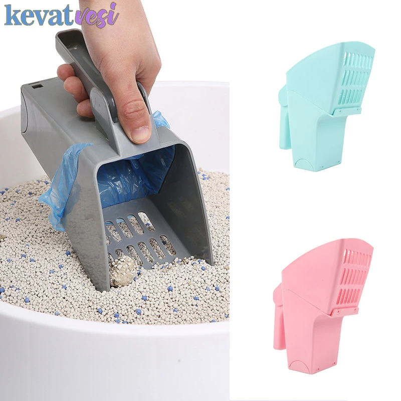 

Cat Litter Shovel Self-Cleaning Cat Litter Scooper Kitty Toilet Portable Cat Litter Box Colander Pets Cat Poop Cleaning Artifact