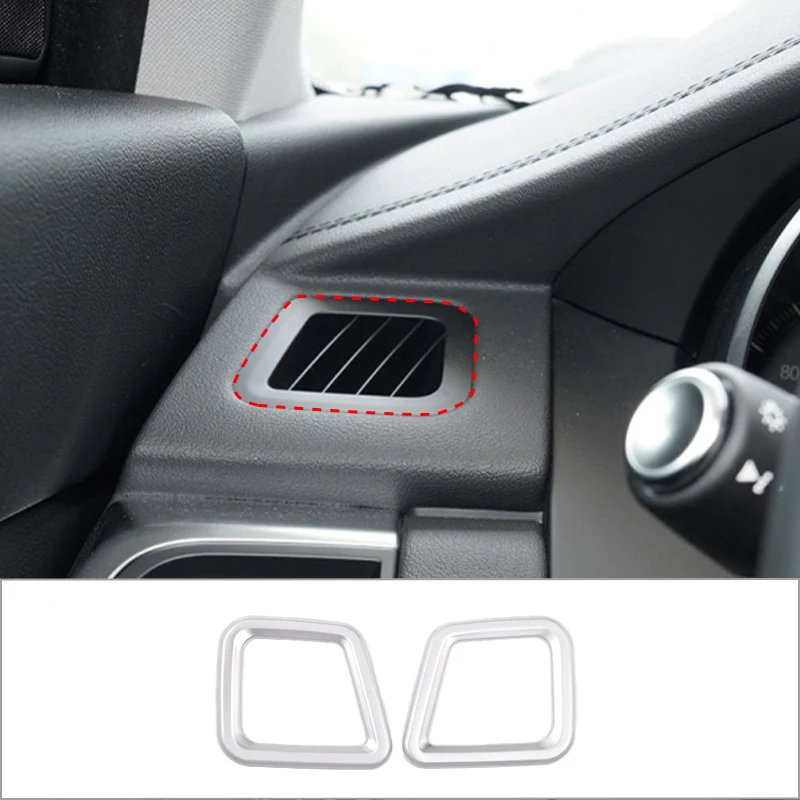 

Для Jaguar E -Pace 2018 2019 2020 Abs хром автомобильная приборная панель кондиционер выпускное отверстие рама крышка отделка аксессуары для интерьера