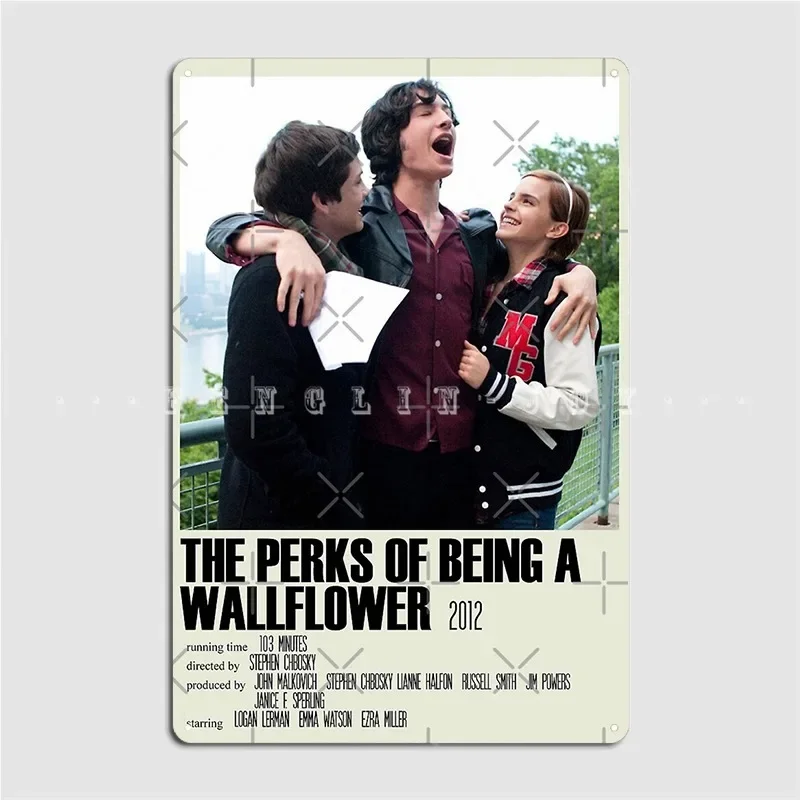 The Perks Of Being A Wallflower Альтернативное искусство Фильм Металлическая вывеска