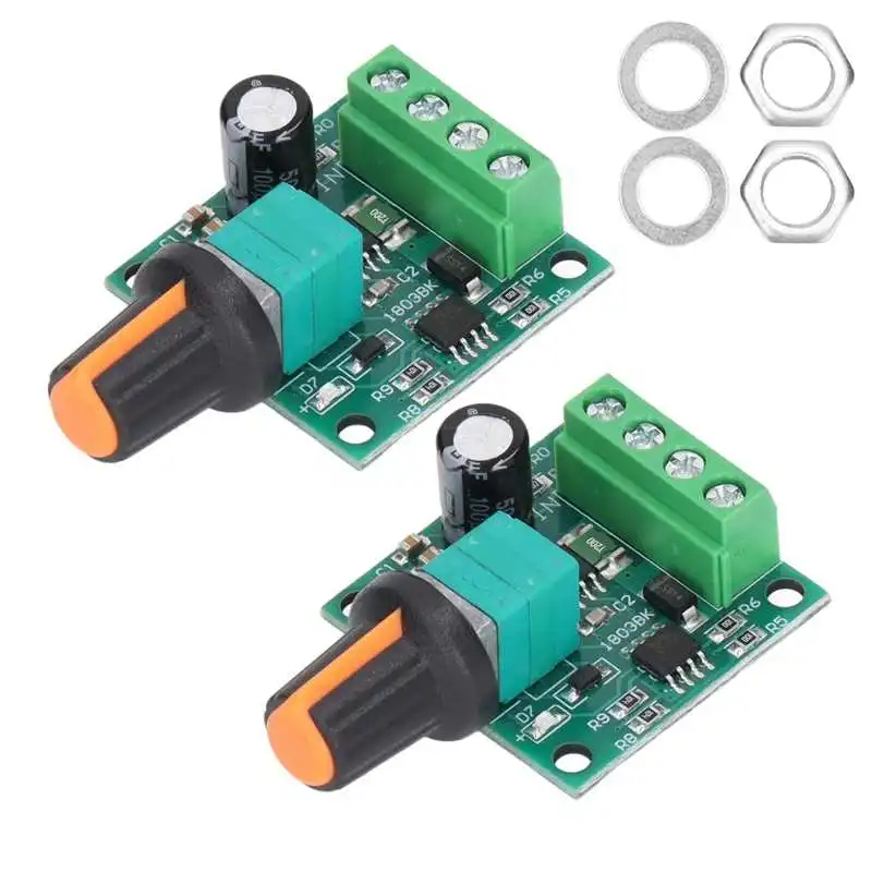 2 Sets Motor Speed Controller PWM Control Switch Regulator DC 1.8V-12V for Fan Pump motor regulator |