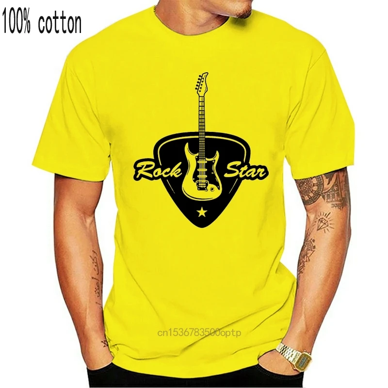 

Футболка мужская в стиле панк, тенниска с изображением рок-гитары, майка, простая уличная одежда, одежда для студентов, цвет белый/серый