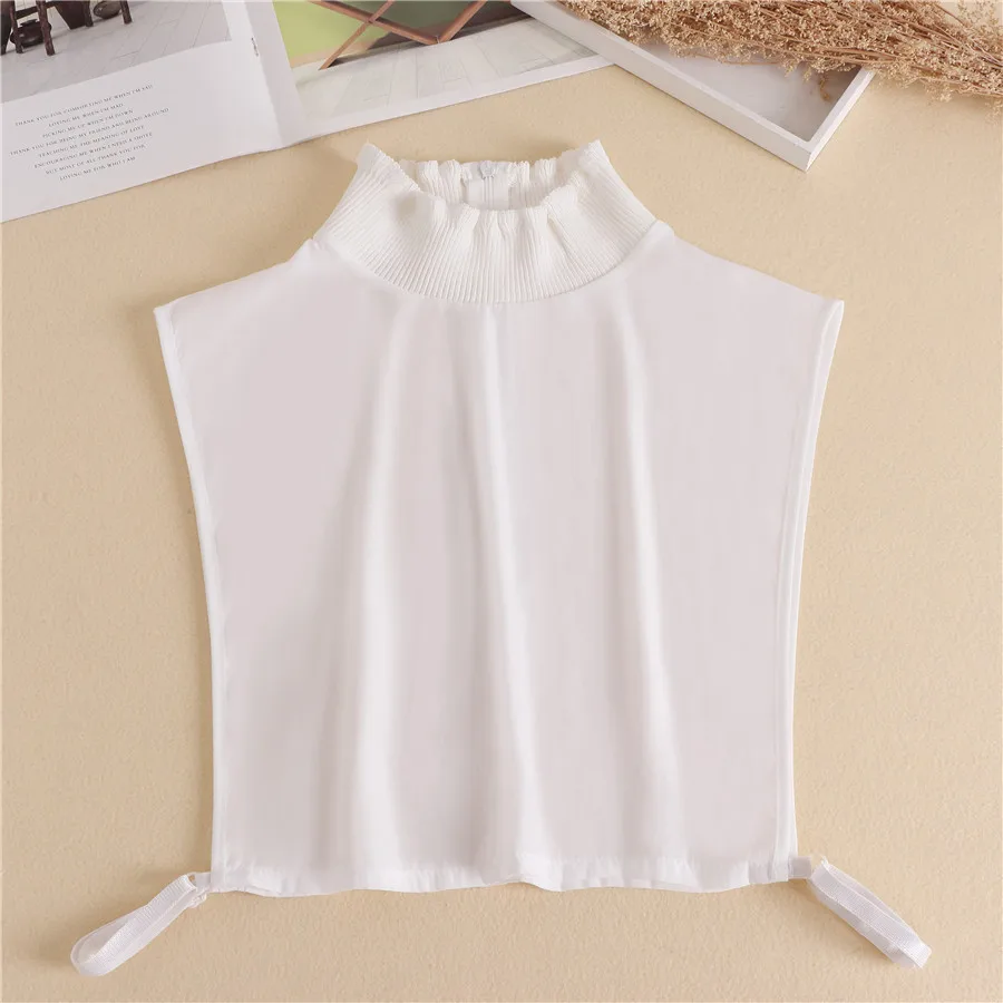 

Vintage Stand Fake Collar Detachable Choker Necklace Shirt False Collar Lapel Blouse Shirt Sweater Female Clothes Accessories