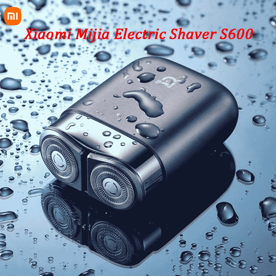 

XIAOMI MIJIA Electric Shavers S600 Portable Razor Men Type-C Rechargeable Shaving Beard Machine Trimmer Dry Wet Shaving Washable