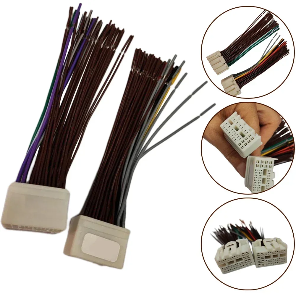 2 шт./компл. 35-контактный 38-контактный автомобильный стерео жгут проводов