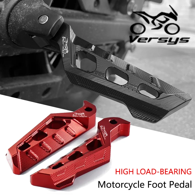 

For Kawasaki Versys 650 1000 Versys-X300 2008 - 2019 2020 2023 Motorcycle CNC Rear Passenger Footrest Foot Rest Pegs Rear Pedals