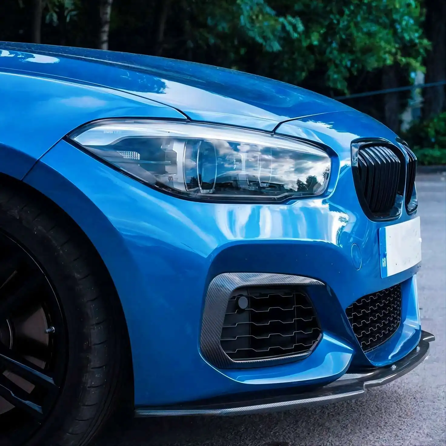 ABS передний бампер для BMW 1 серии F20 F21 LCI M-Power Facelift M Sport M118i M120i M135i M140i Custom Body Kit |