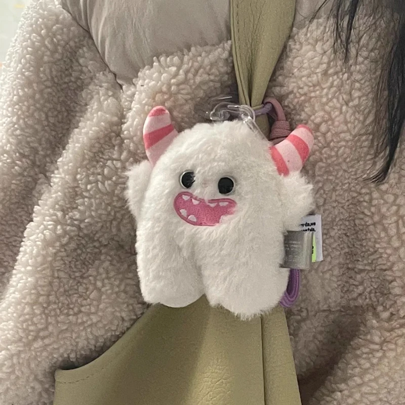 

Cartoon Plush Pendant Fully Filled Monsters Doll Plushies Ornament Stuffed Plush Doll Keychain Backpack Charm Girl Toy Gifts
