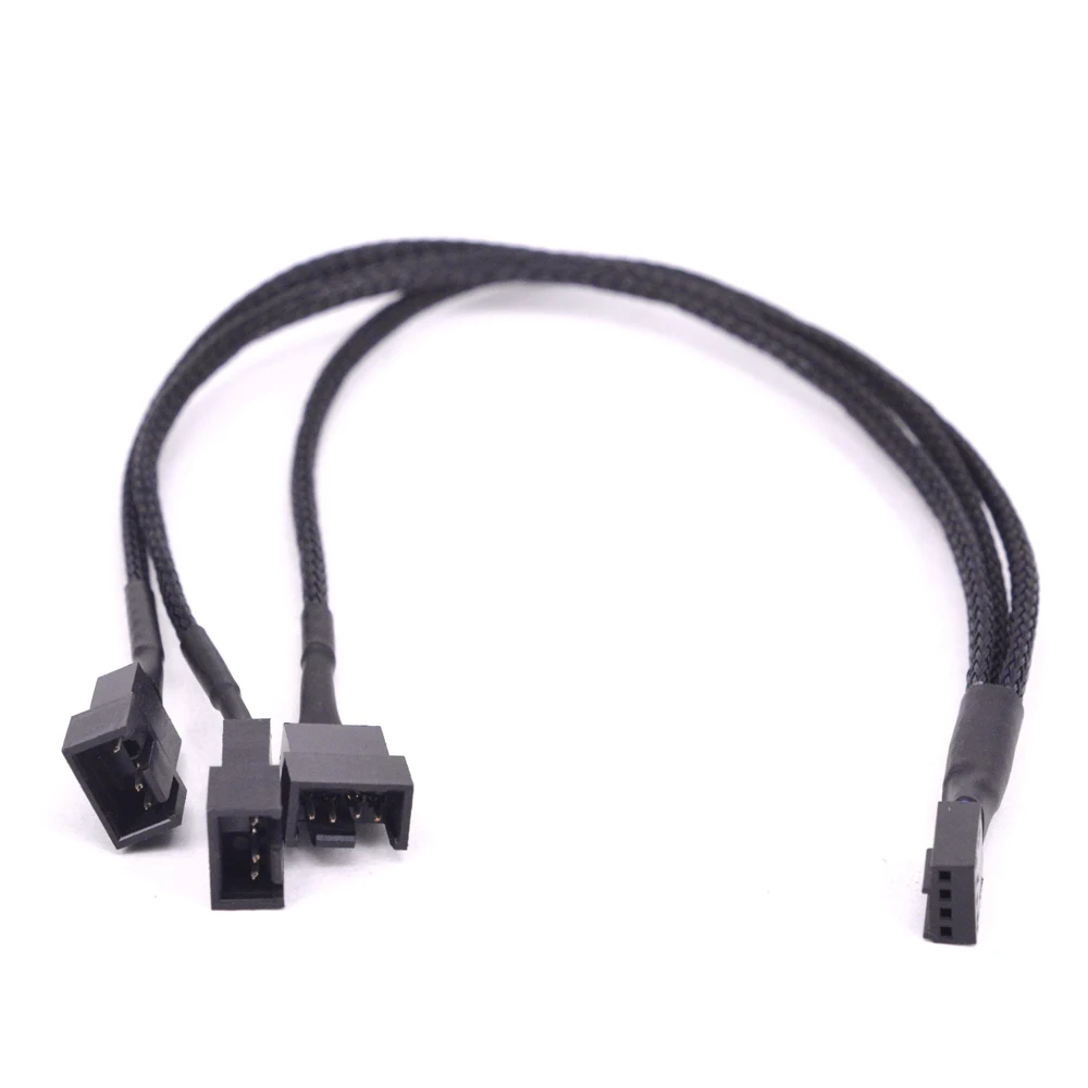 12V 4Pin вентилятор PWM 1 до 3 способ питания удлинитель Y сплиттер порт мультипликатор