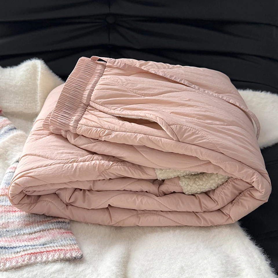 Женские зимние штаны толстые утепленные водонепроницаемые широкие брюки на