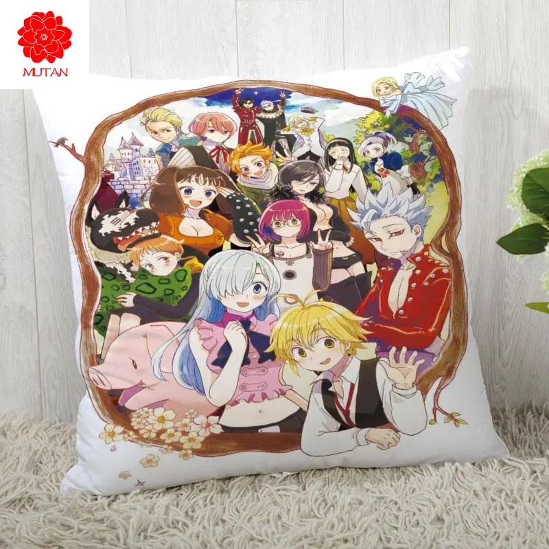 

Pillow Cover Customize The Seven Deadly Sins Pillowcase Modern Home Decorative Pillow Case 45X45cm,40X40cm A2020.9.3