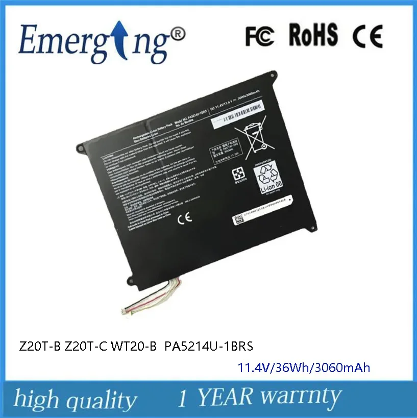 Новый аккумулятор для ноутбука PA5214U-1BRS 11 4 В 36 Втч Toshiba Portege Z20T-B Z20T-C серии WT20-B PA5214U