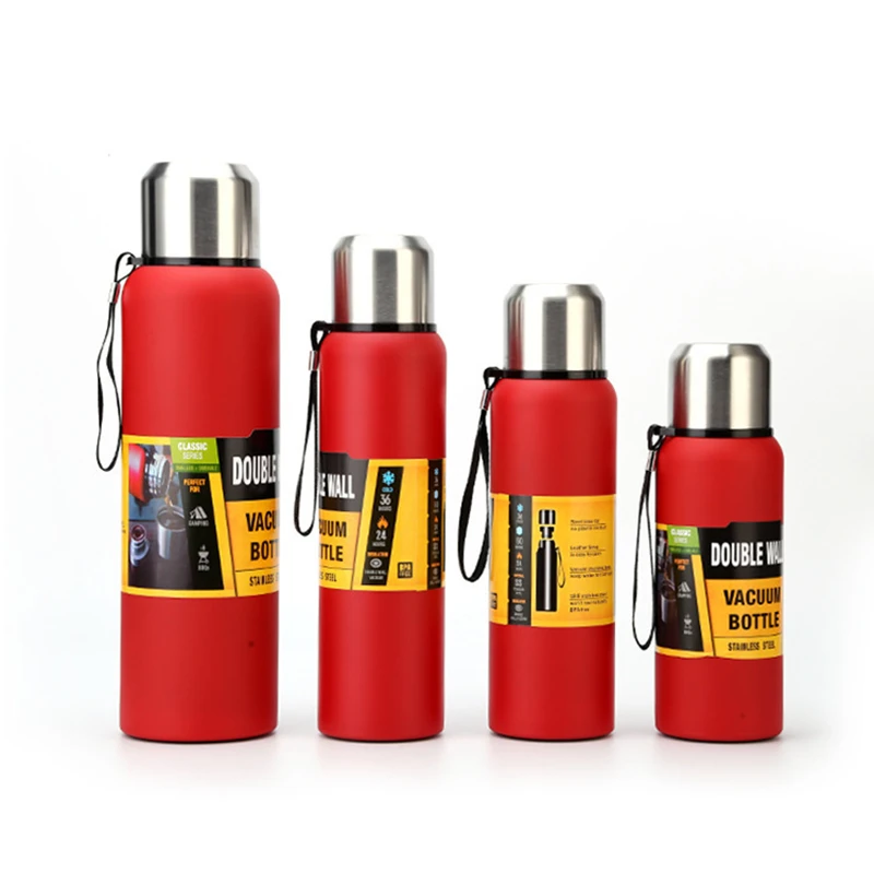 Flask Coffee Cup Portable Thermos Water Bottle Tea Cup Snss8007-5-r