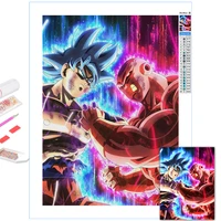 son goku fighting picture 5d diy diamond painting dragon ball embroidery anime full square drill cross stitch bedroom home decor