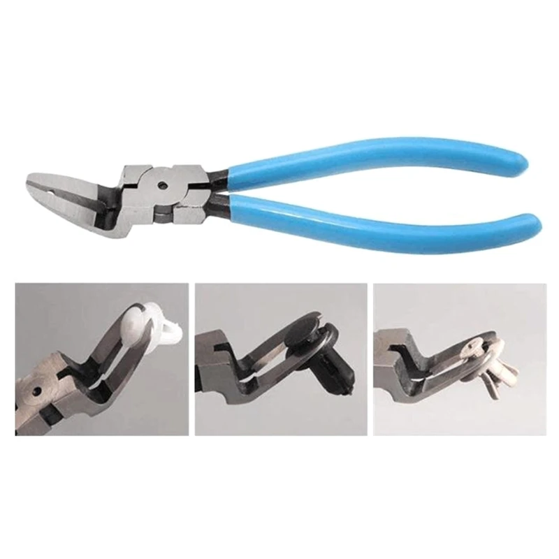 

Car Push Retainer Rivets Fastener Trim Clip Cutter Remover Plier Puller Tool Clip Plier Rubber Handle Remover Tool