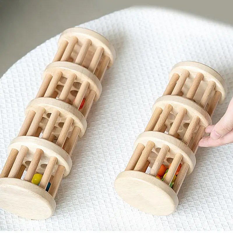 

Rain Shaker Toy Rainstick Instrument Sound Enlightenment Wooden Sound Tubes For Kids Early Education Children's Kids Rattle Toy