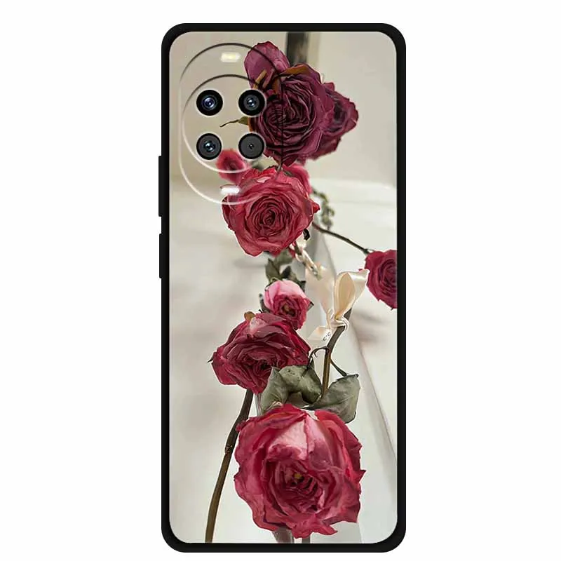 Фото Чехол для телефона Huawei nova 14, цветной бампер с цветочным принтом, модный окрашенный чехол, мягкие чехлы из ТПУ на заднюю панель для nova14 Pro Ultra Para №3