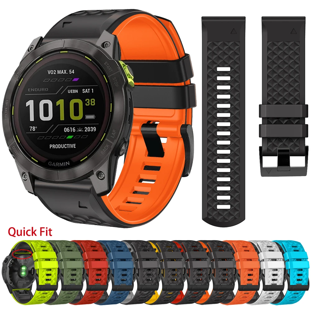 

Быстросъемный силиконовый браслет для Garmin Epix Gen 2/Enduro 2, ремешок для спуска G1 Mk2/Mk2i/Mk1/MARQ, спортивный браслет 22 26 мм