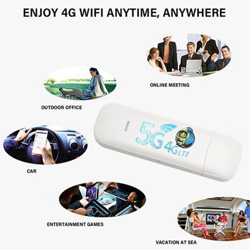 

H762 Wireless Wifi Router 4G LTE 150Mbps FDD TDD Portable Wifi USB Modem Support SIM For Europe Asia Africa Middle East