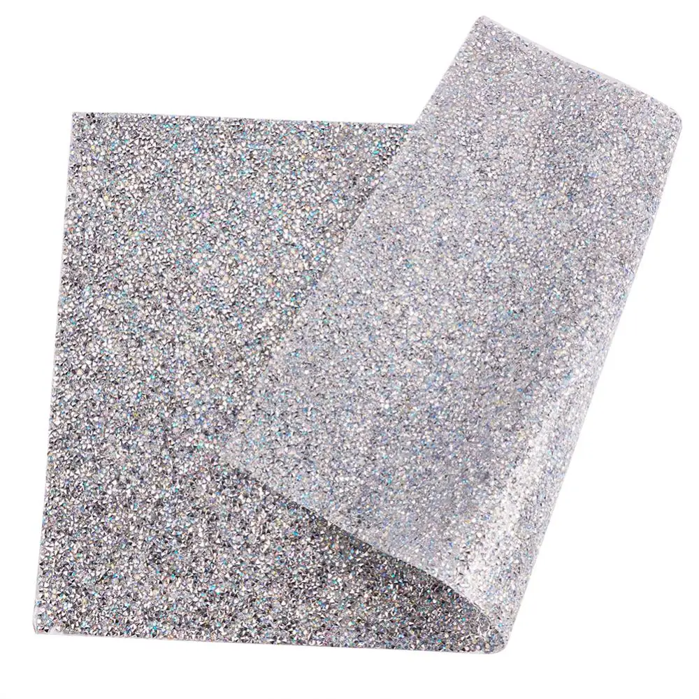 

Epoxy Rhinestone Sheet 40x24cm Hot Melting Glass Rhinestone Diamond Mesh Net With 3mm for Trimming Cloth Bags Shoes Decoration