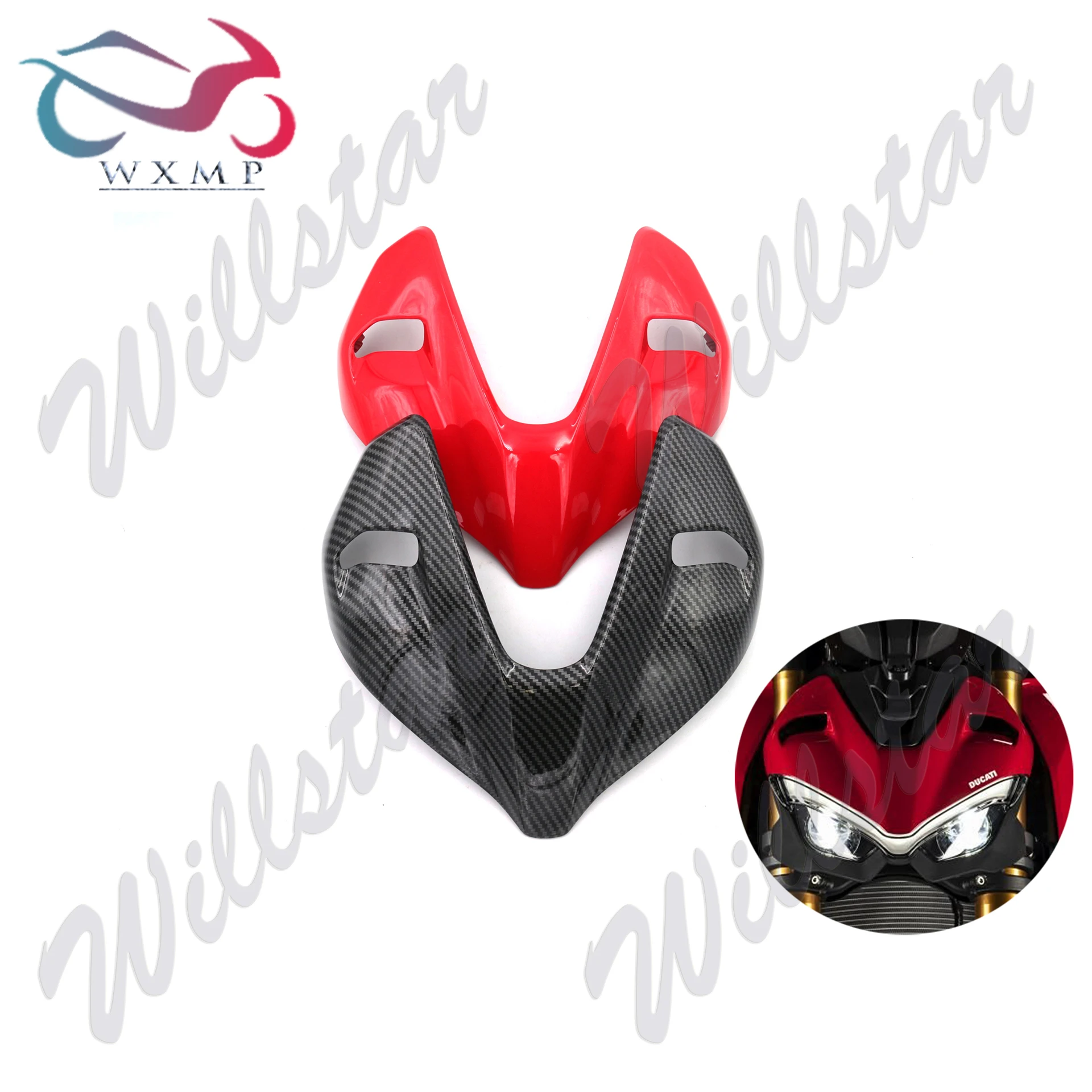 

Motorcycle Parts Upper Front Head Cowl Fairing For DUCATI Street Fighter V4 2020