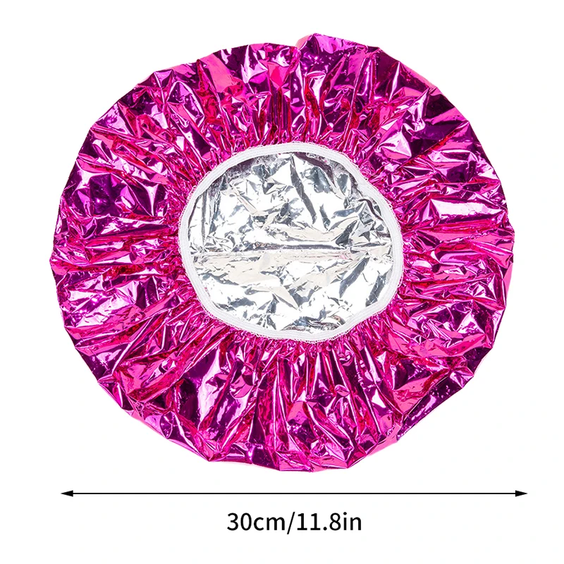 Уход за волосами Шапочка для душа Теплоизоляция Шапка из алюминиевой фольги