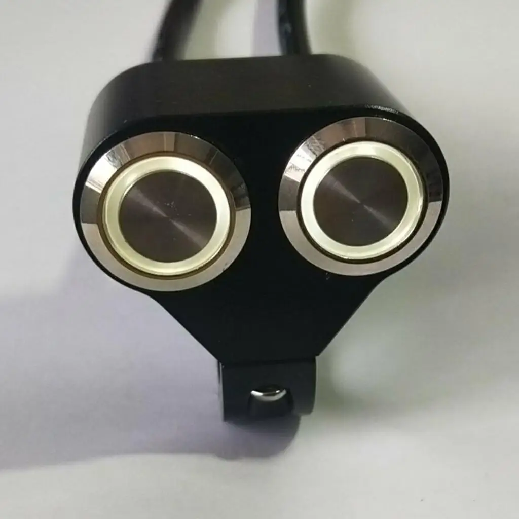 

25 мм руль мотоцикла светодиодные переключатели сигнал тормоза остановка ВКЛ-ВЫКЛ