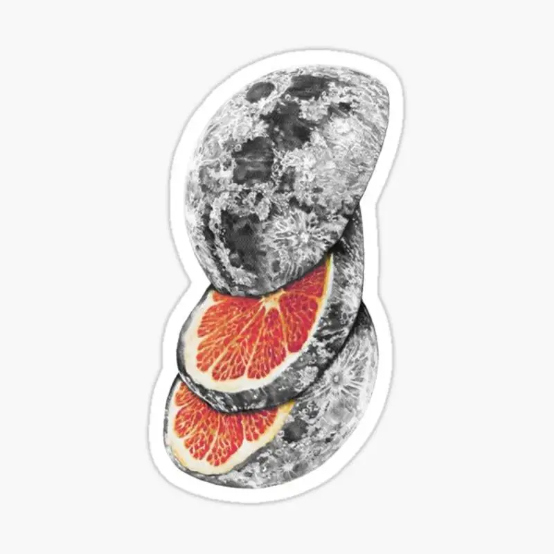 Наклейка для ноутбука, декор для спальни, автомобиля, милый мультяшный модный чемодан