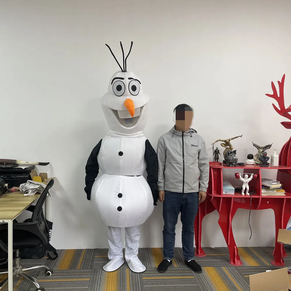 Pаспродажа [Disney] косплей костюм персонажа Олафа из мультфильма «Холодное сердце», маскарадный костюм, праздничный карнавальный реквизит с животными, п...