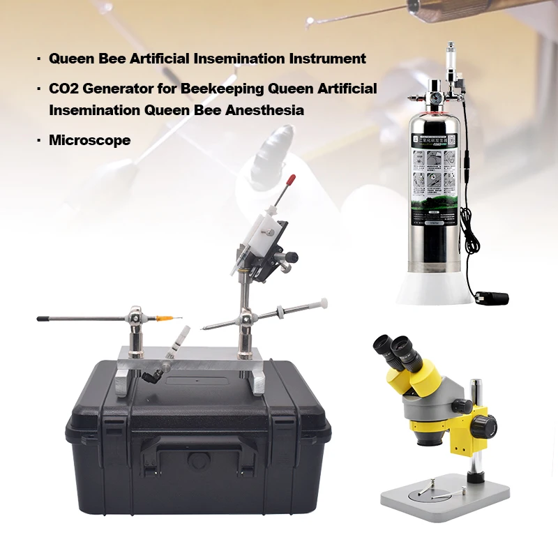 

Queen Bee Artificial Insemination Instrument Kits Efficient Mating Beekeeping Equipment Professional Microscope CO2 Generator