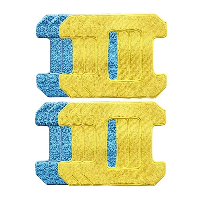 

NEW2023 10Pcs Rubbing Mop Pads for Hobot 298 Window Cleaning Robot Accessories Rag Microfiber Material Wet Cleaning+Dry