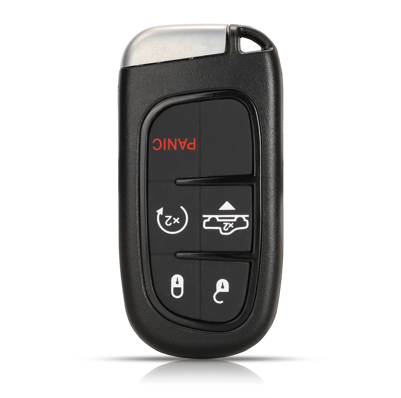 

Jingyuqin чехол для дистанционного ключа автомобиля для Jeep Grand Cherokee Dodge Ram 1500 Journey Dart Challenger Durango 2/3/4/5 кнопок