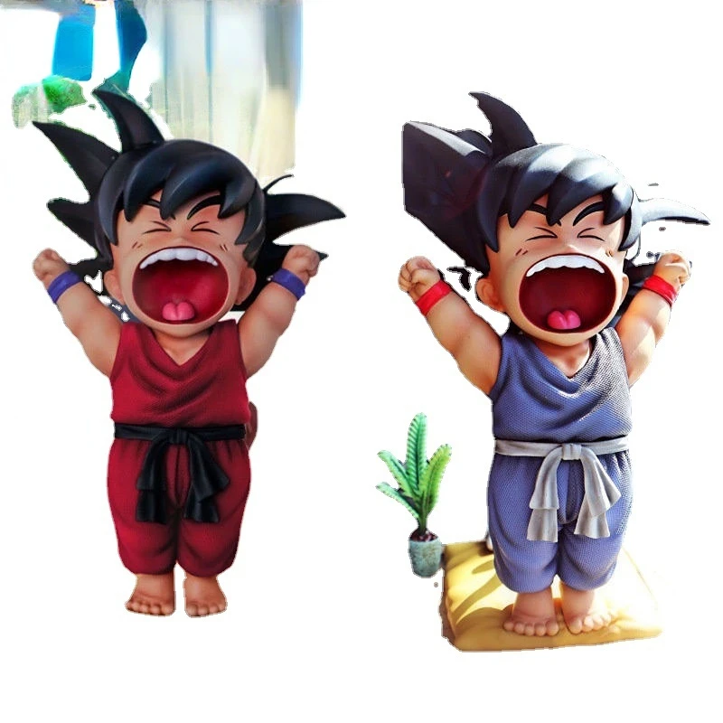 

Bandai Dragon Ball Hand-Made Good Morning Sun Wukong Limited Q Version GK Model Car Decoration Doll Toy Gift for Males